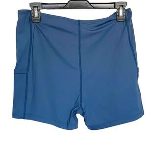 Womens Biker Shorts Plus Size 2X High Rise Athleisure Cycling Stretch Activewear